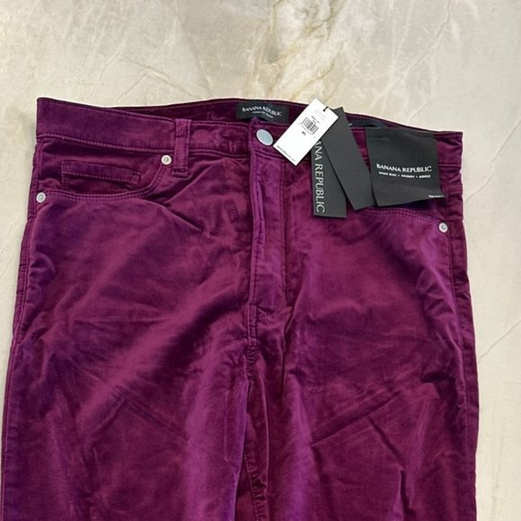 Banana Republic HIGH-RISE SKINNY VELVET PANT (30L) - Picture 1 of 3